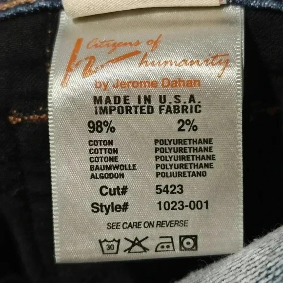 Citizens of Humanity Jeans Dita Petite Boot Cut 30 Dark Wash - Picture 11 of 12